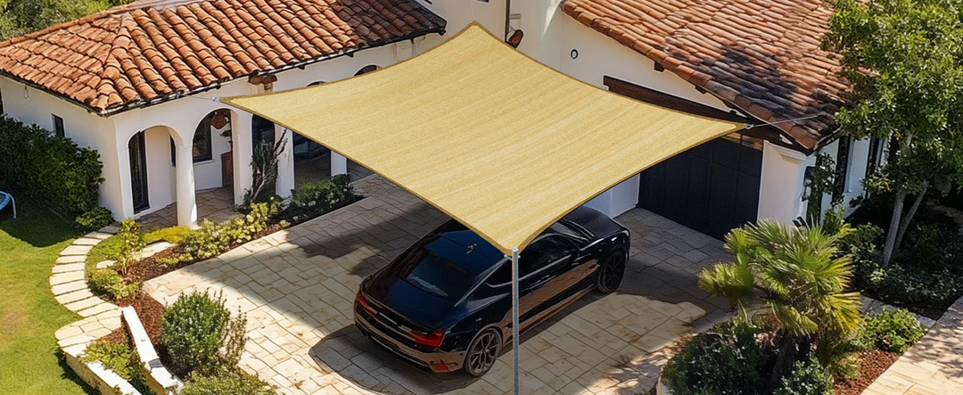 Tunnel shade style for covered parking in Kenya